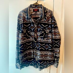Rock and Roll Western Button Up